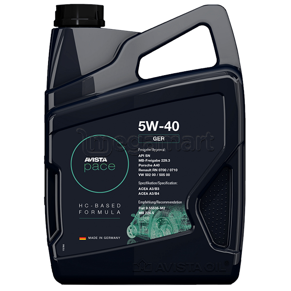 Моторное масло Avista Pace Ger SAE 5W-40 (Germany) (1л)