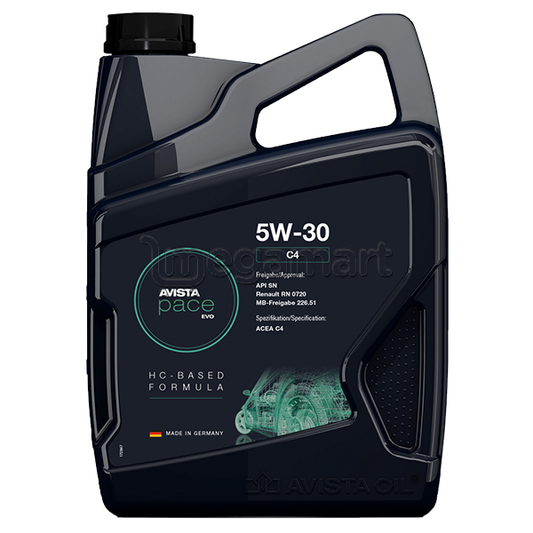 Моторное масло Avista Pace Evo C4 SAE 5W-30 (Germany) (5л)