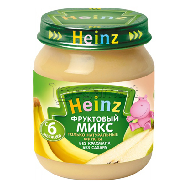 Uşaqlar üçün püre Heinz "Meyvəli miks", 6 aydan, 120 qr 103685 (8001040103685)