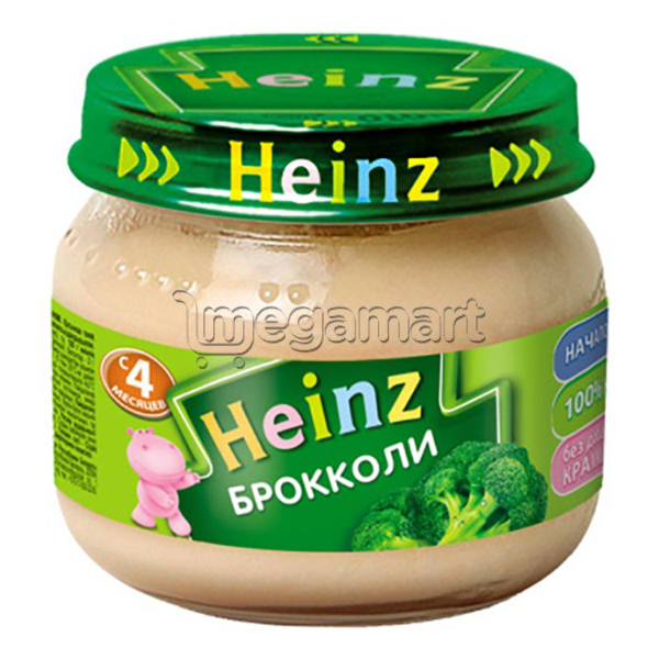 Uşaqlar üçün püre Heinz "Brokkoli", 4 aydan, 80qr 412664 (8001040412664)