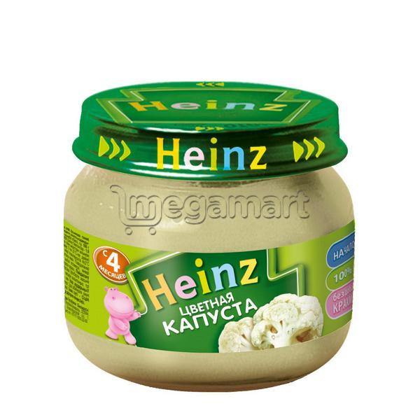 Uşaqlar üçün püre Heinz "Rəngli kələm", 4 aydan, 80qr 412671 (8001040412671)