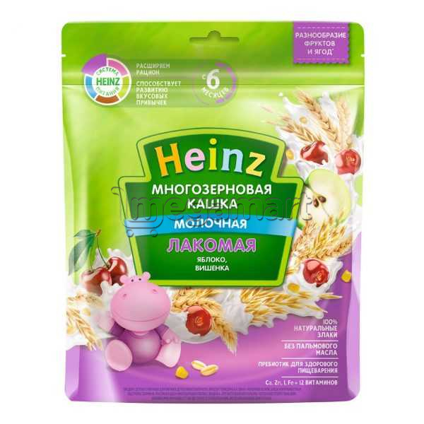 Uşaqlar üçün sıyıq Heinz Südlü Alma, albalı 6 aydan., 170qr 605259 (4600689605259)
