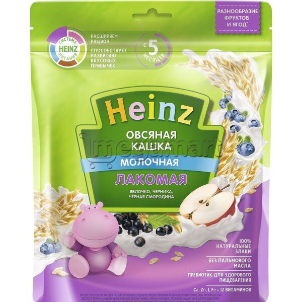 Uşaqlar üçün sıyıq Heinz Yulaflı, 5 aydan., 170qr 605334 (4600689605334)