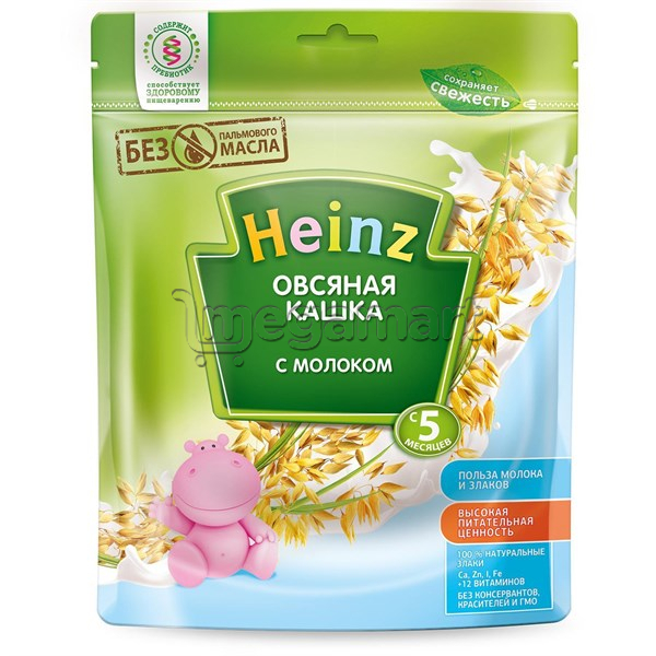 Uşaqlar üçün sıyıq Heinz Yulaflı Südlü, 5 aydan., 250qr 601336 (4600689601336)