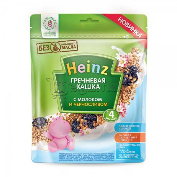 Uşaqlar üçün sıyıq Heinz Qreçkalı Südlü qaragavalı, 4 aydan., 250qr 604788 (4600689604788)