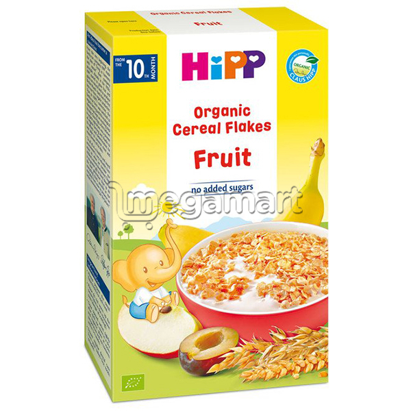  Каша для детей Hipp Органические зерновые хлопья с фруктами (10+ мес.), 200г (AL3531-01-U)