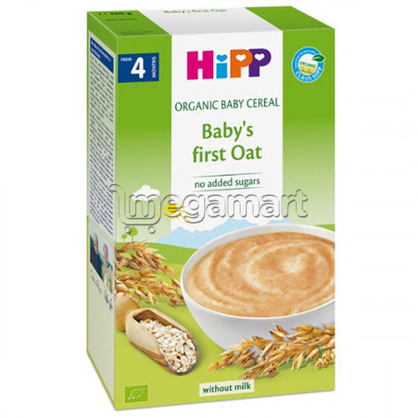 Uşaqlar üçün sıyıq Hipp Orqanik İlk yulaf sıyığı (5+ ay.), 200qr (AL3017-02)