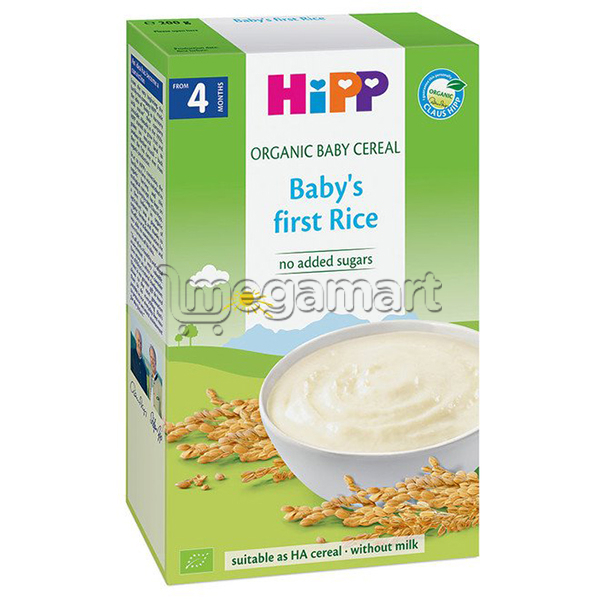  Каша для детей Hipp Органическая 100% Рисовая (4+ мес.), 200г (AL 30402)