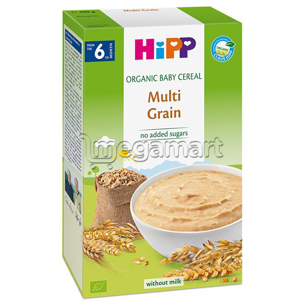 Uşaqlar üçün sıyıq Hipp Orqanik 100% çox dənli (6+ ay.), 200qr (AL 30405)