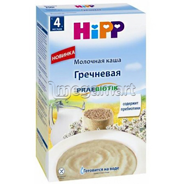 Uşaqlar üçün sıyıq Hipp Südlü Qarabaşaq yarması ilə (4+ ay.), 250qr (AL2917-02-U)