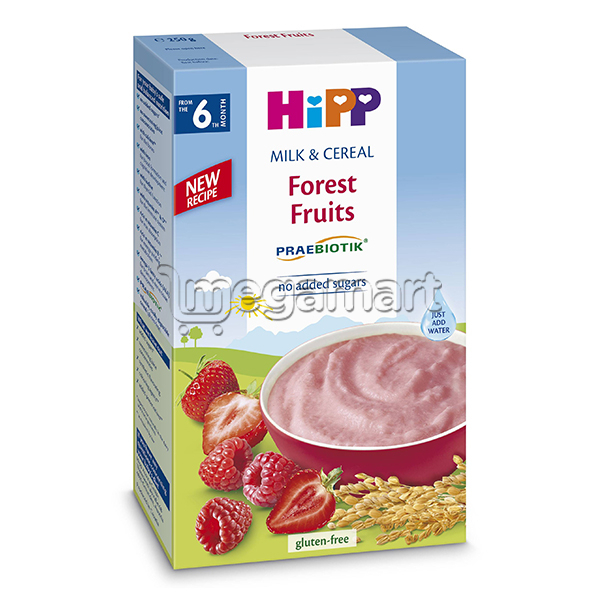 Uşaqlar üçün sıyıq Hipp Südlü meşə giləmeyvələri ilə (6+ ay.), 250qr (AL3221-02)