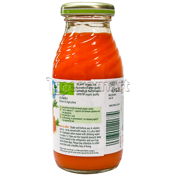 Сок для детей Hipp Морковный, с 4 мес., 200гр (AL8020-U)