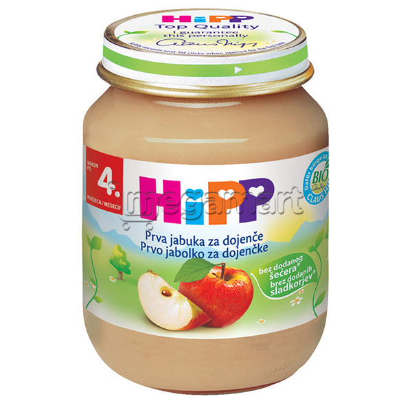 Пюре для детей Hipp "Первое яблоко", с 4 мес., 125гр (AL4233-02-U)