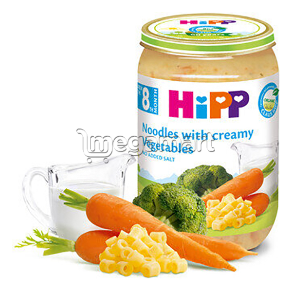 Пюре для детей Hipp "Тилятели брокколи сметана", с 12 мес., 220гр (AL6403-U)