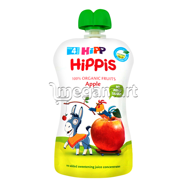 Пюре для детей Hipp "Яблоко", с 4 мес., 100гр (AL8507)