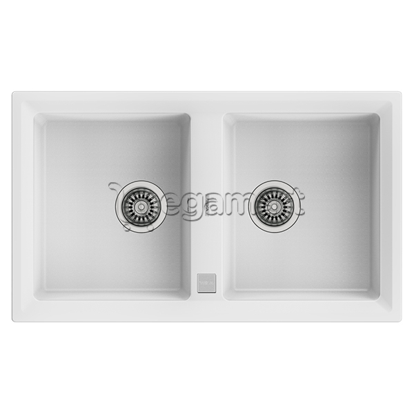 Mətbəx çanağı Teka Stone 90 B-TG 2B White