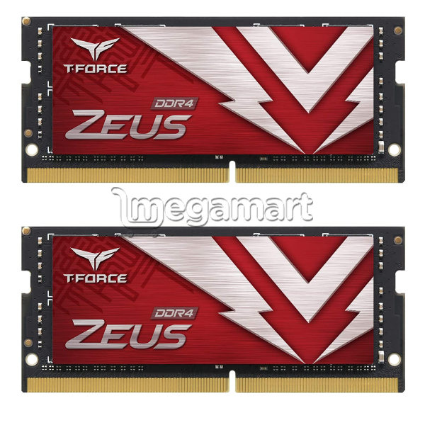 Operativ yaddaş TEAMGROUP T-Force Zeus SODIMM DDR4  32GB (2x16GB) 2666MHz