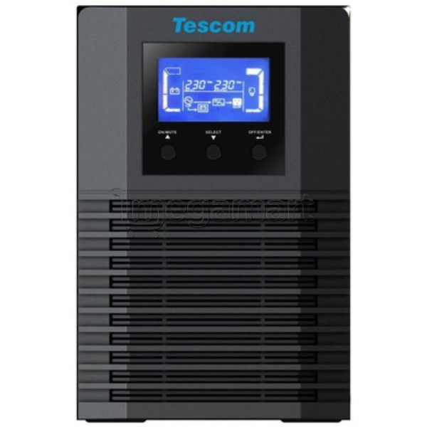 UPS 1 kVA TESCOM Online UPS (TEOS1000) 2x12V/9Ah Batt