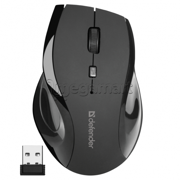 Kompüter sıçanı Defender Accura MM-295 Wireless optical mouse, Black,6D