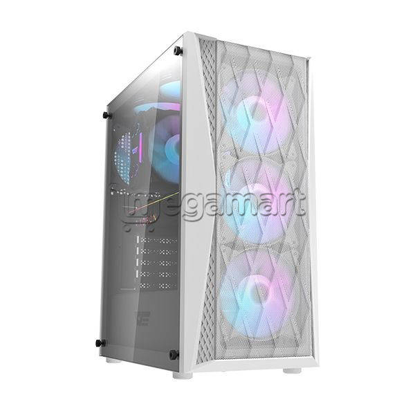 Kompüter korpusu  Aigo DarkFlash DK352 White/Ağ