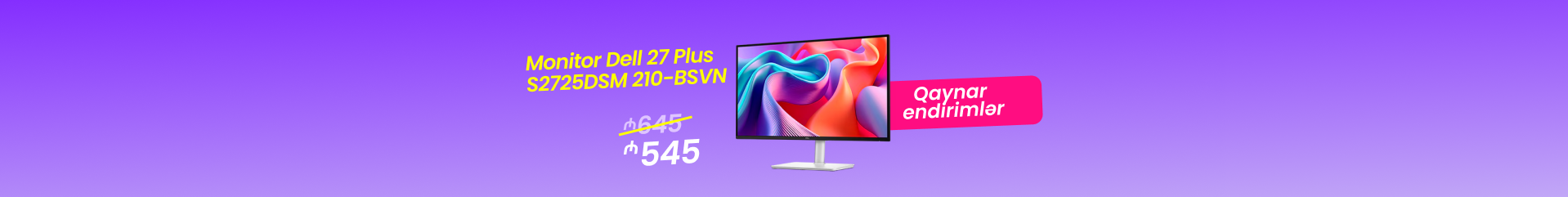 Monitor Dell 27 Plus S2725DSM 210-BSVN_AZ